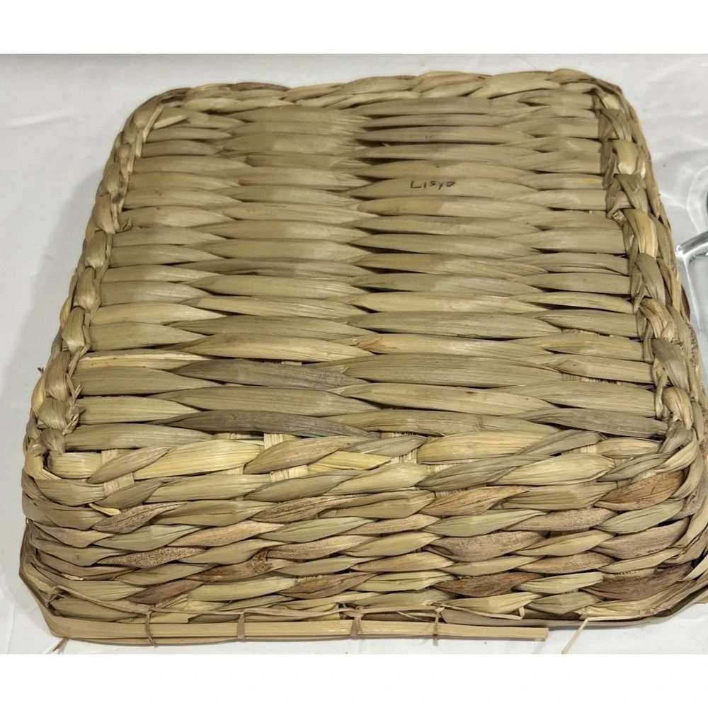 Anchor Hocking 8x8 2 Qt Casserole Square Baking Dish Hyacinth Wicker Basket Nice